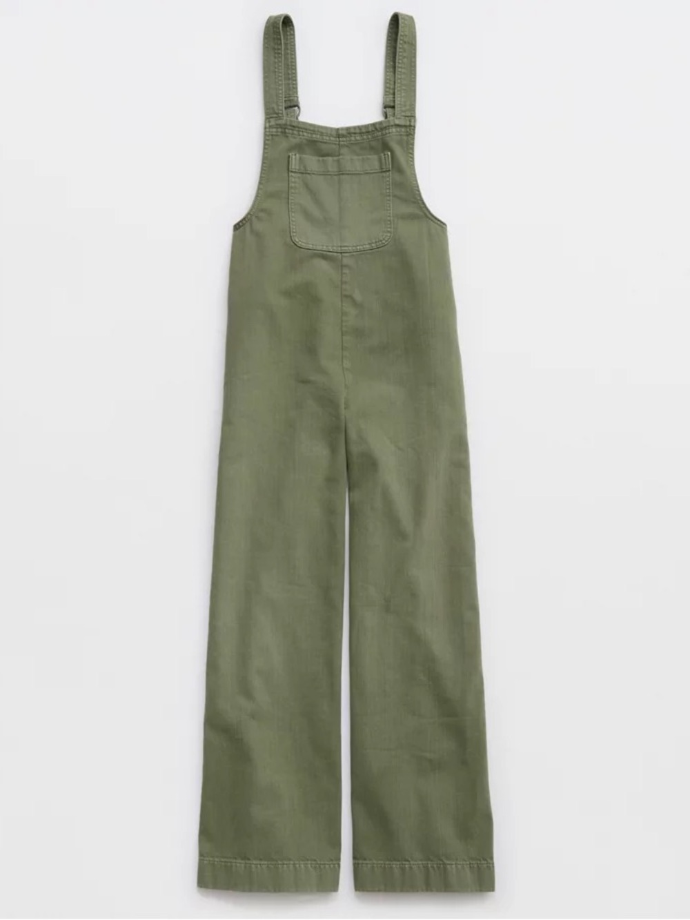 aerie Olive Green Wide-Leg Women's Overalls